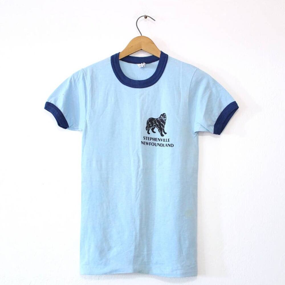Vintage Kids Stephenville Newfoundland T Shirt Youth Large